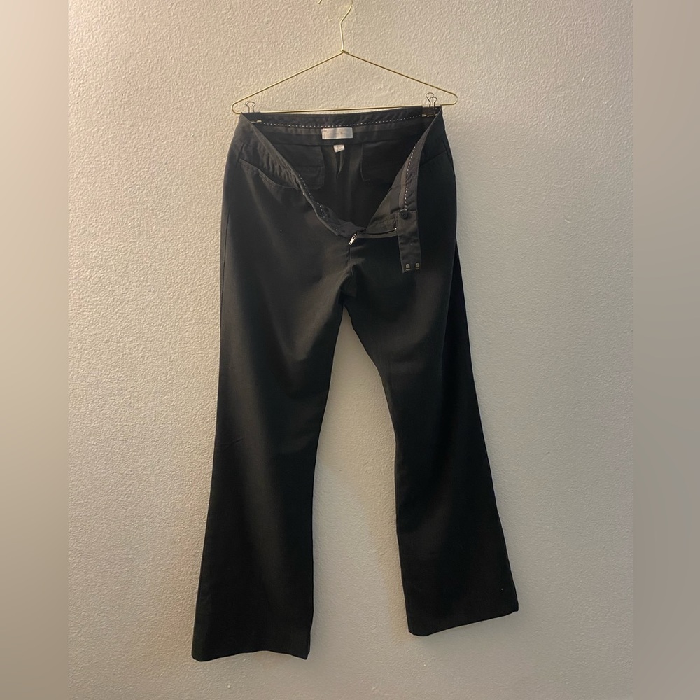GAP Modern Boot Dark Gray Slacks Work Pants